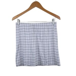 NWT American Eagle Super Hi-Rise Super Stretch Skirt Mini Plaid Pull On Size M‎